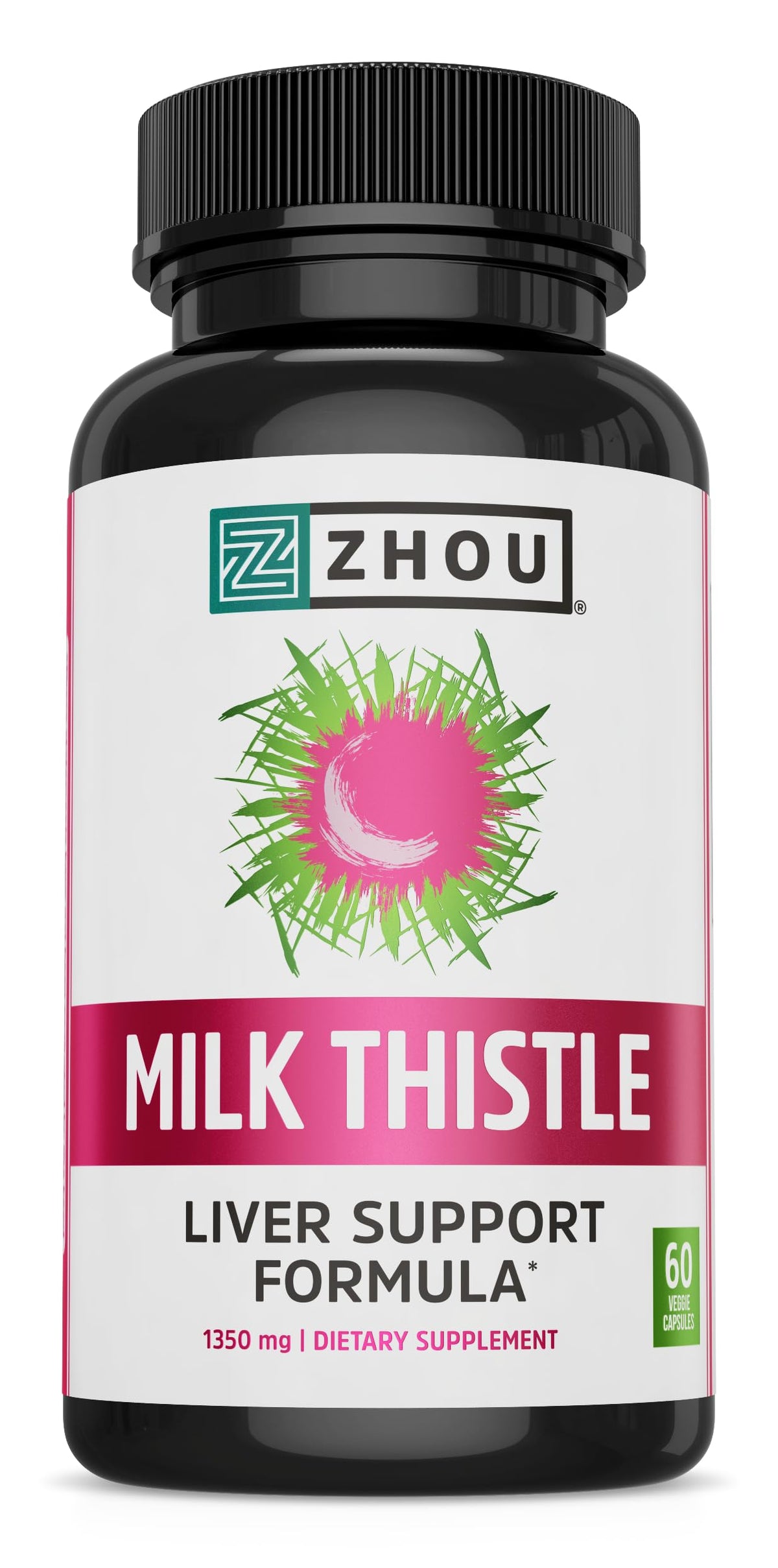 ZHOU Milk Thistle 450mg Complex front view of packaging