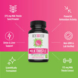 ZHOU Milk Thistle 450mg Complex ingredients list