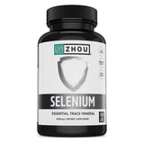 ZHOU Selenium 200mcg veggie capsules front view