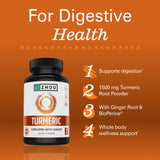 ZHOU Turmeric Curcumin Supplement side view