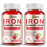 ZHPHK Iron Gummies front view packaging