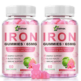 ZHPHK Iron Gummies front view with Guava Hibiscus flavour