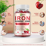 ZHPHK Iron Gummies side view showing serving size