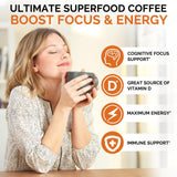 ZhuGuaCo Organic Mushroom Coffee ingredients list