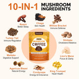 ZhuGuaCo Organic Mushroom Coffee served iced