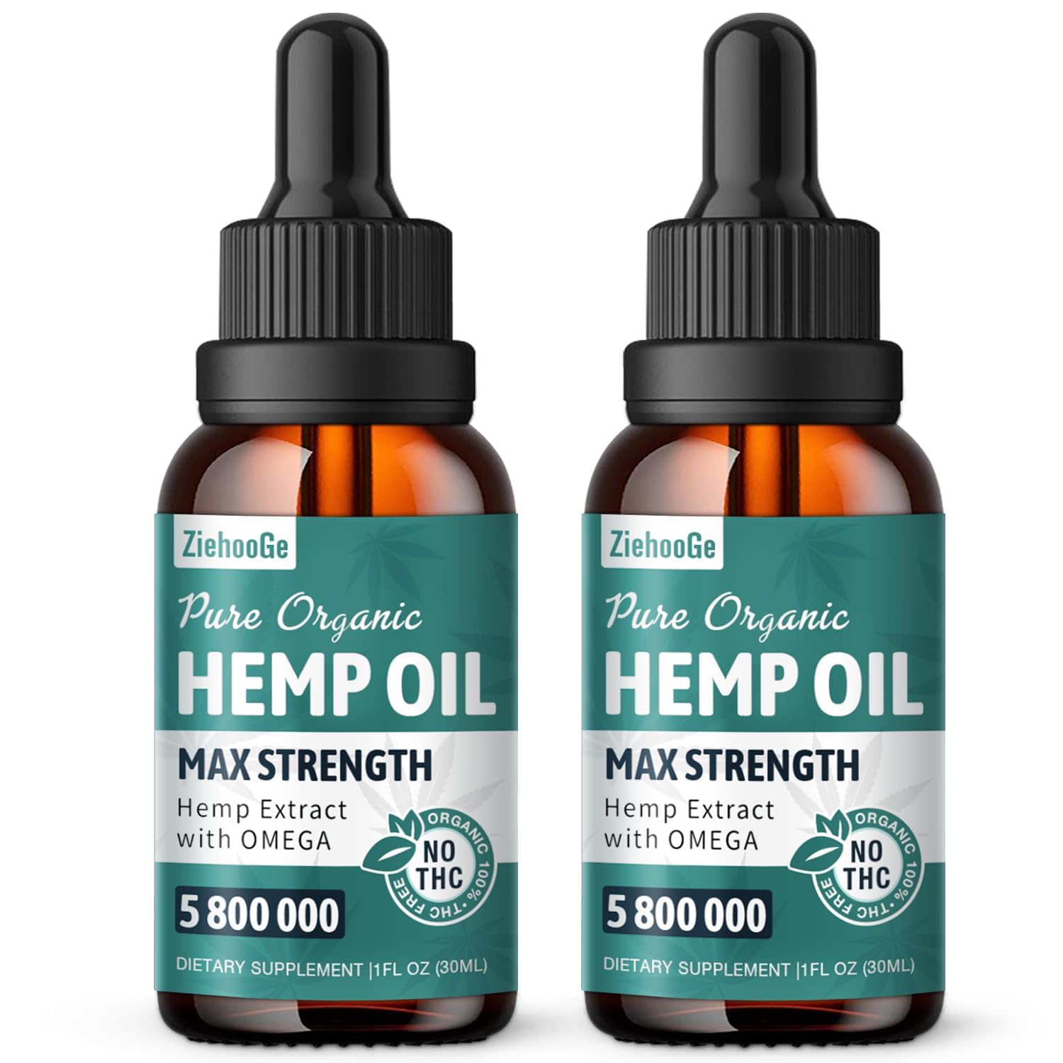 ziehooGe Hemp Oil 168g front view with label
