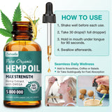 ziehooGe Hemp Oil 168g with a spoonful of oil