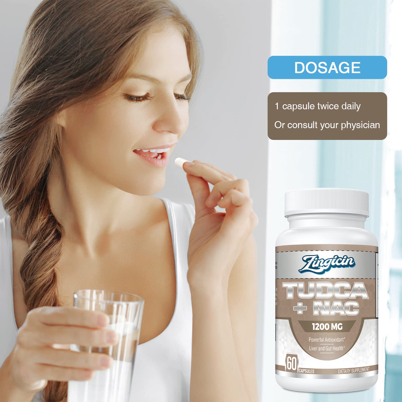 Zingicin Liver Supplement packaging with a focus on quality