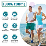 Zingicin TUDCA 1200mg bottle with measuring spoon