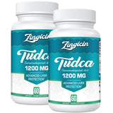 Zingicin TUDCA 1200mg liver support supplement bottle front view