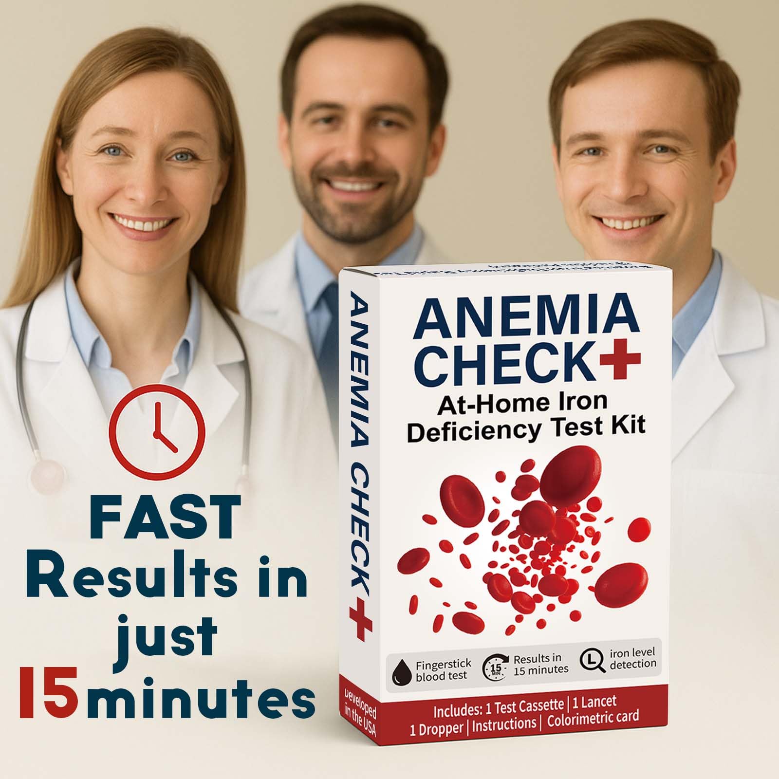 Zinora Iron Test Kit results interpretation chart
