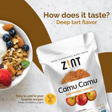 Zint Camu Camu Powder Organic 45g with measuring spoon