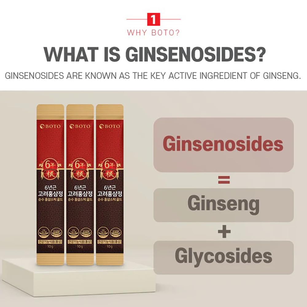 ZIOSTAND Korean Red Ginseng Supplement ingredients list