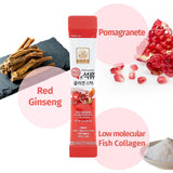 ZIOSTAND Pomegranate Collagen Jelly Stick packaging back view