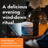 Zipfizz Calm Sleep Supplement 408g mixed in a glass