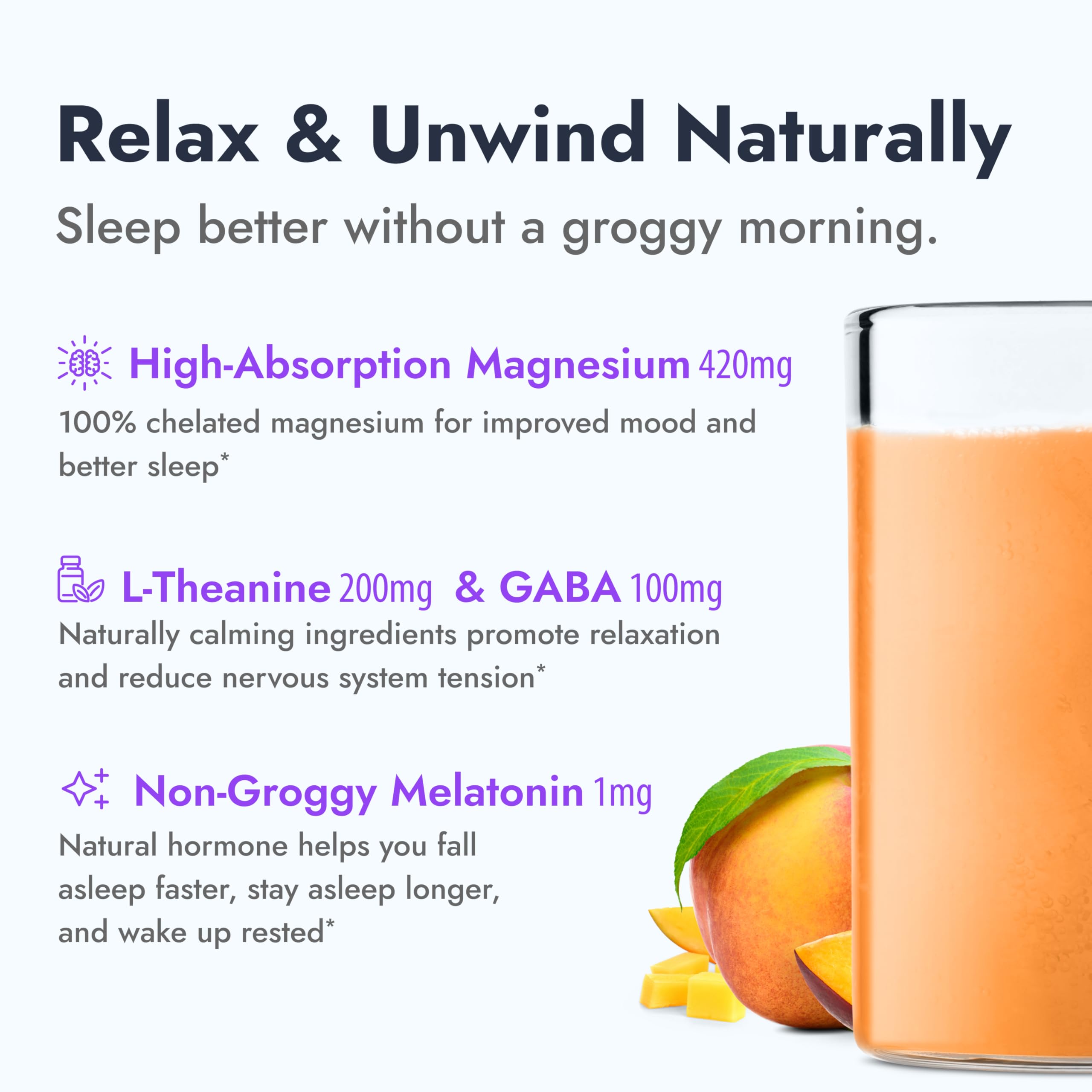 Zipfizz Calm Sleep Supplement 408g scoop and powder