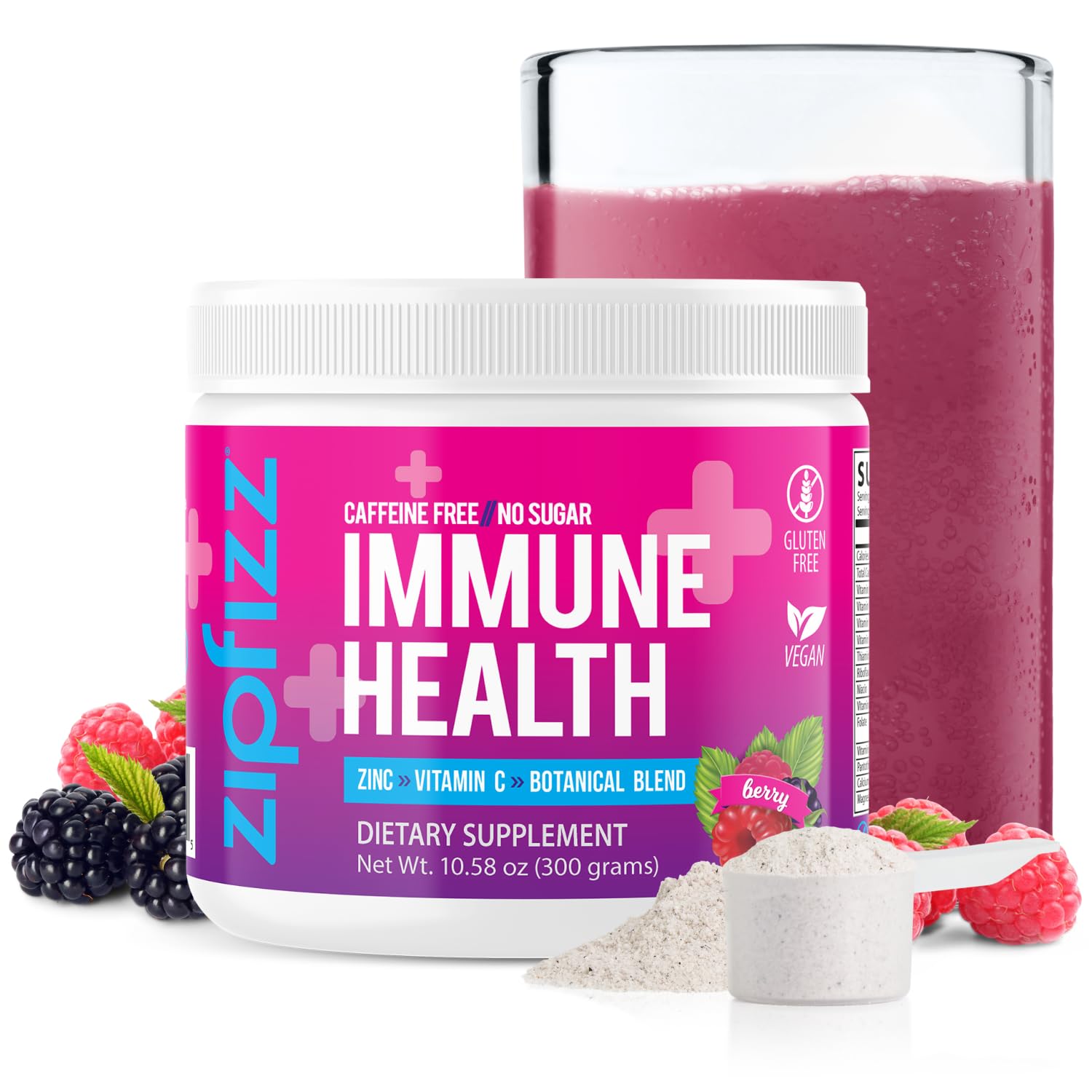 Zipfizz daily wellness Health Elderberry Supplement front view