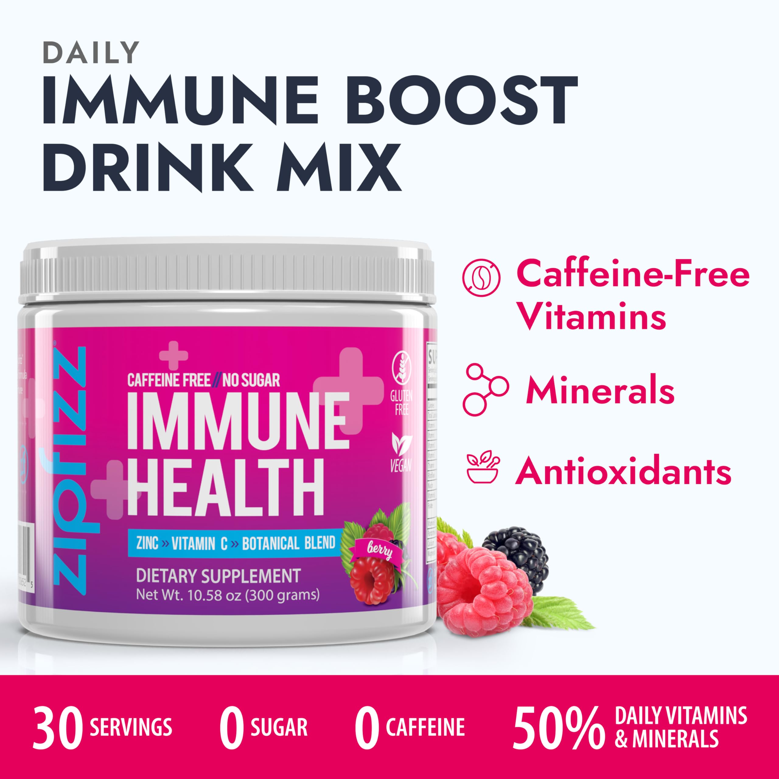 Zipfizz daily wellness Health Elderberry Supplement packaging