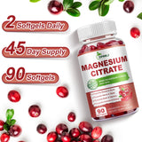 ZIPINKJ Magnesium Citrate Softgels 400mg packaging details