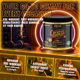 zipvit Creatine Monohydrate Gummies nutritional information label