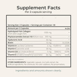 Zivere Marine Collagen Capsules packaging details