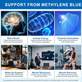 ZIXAOK Methylene Blue Liquid Supplement packaging dimensions