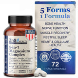 ZnS Health Magnesium Complex 500mg front view