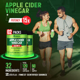 Zolotus Apple Cider Vinegar Capsules lifestyle scene with herbal supplements