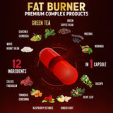 Zolotus Fat Burner Capsules open bottle with capsules