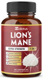 Zolotus Lion's Mane Mushroom Supplement front view with 11-in-1 formula