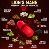 Zolotus Lions Mane Mushroom Supplement capsules close-up