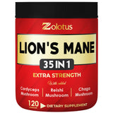 Zolotus Mushroom Supplement bottle front view