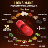 Zolotus Mushroom Supplement capsules close-up