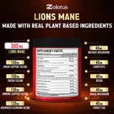 Zolotus Mushroom Supplement packaging dimensions