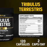 Zolotus Tribulus Terrestris bottle side view