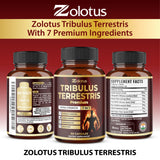 Zolotus Tribulus Terrestris Supplement packaging details