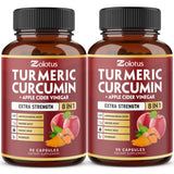 Zolotus Turmeric Curcumin 90 capsules front view