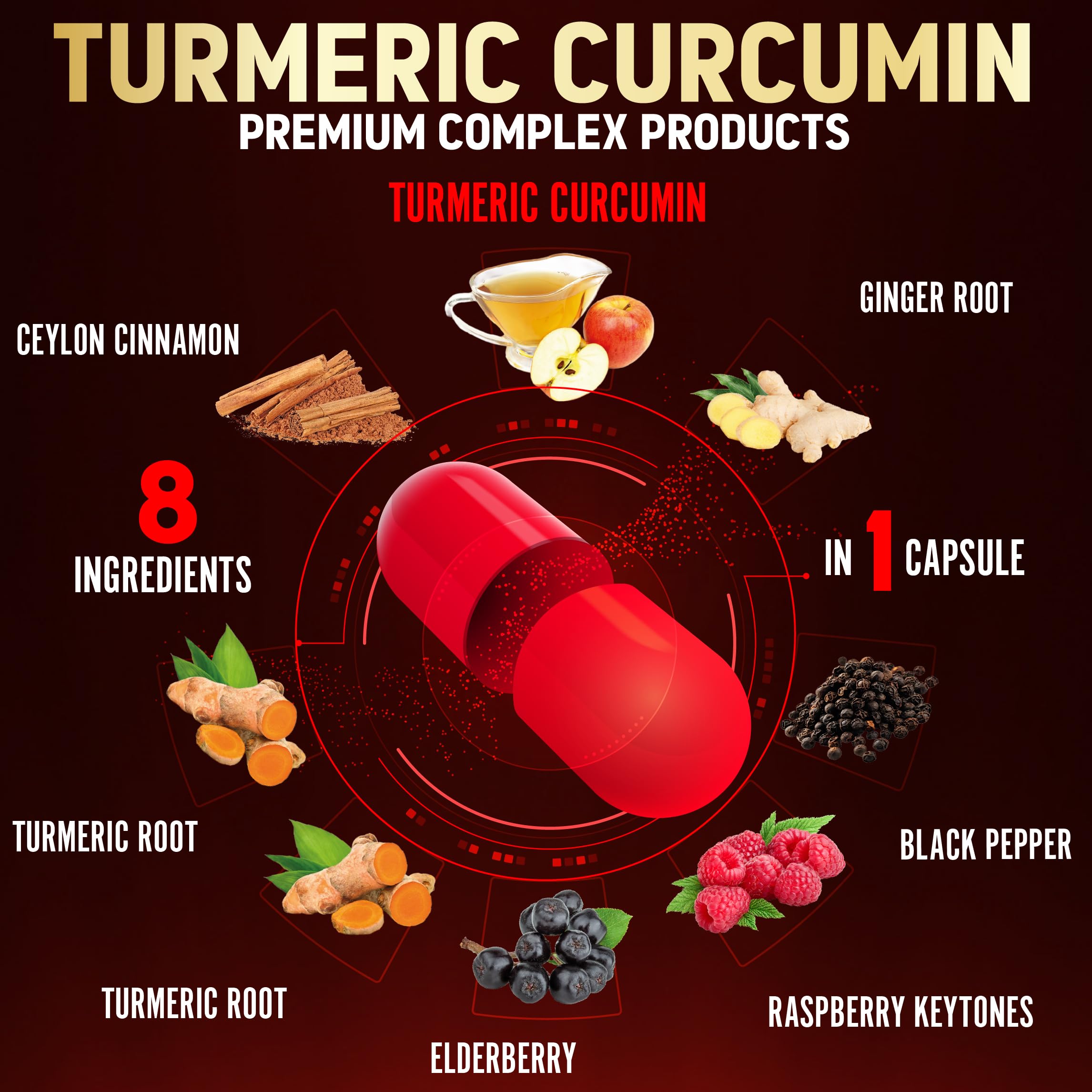 Zolotus Turmeric Curcumin capsules on a wooden table