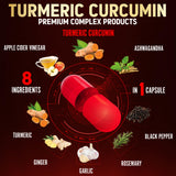 Zolotus Turmeric Curcumin Capsules with ingredients list