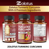Zolotus Turmeric Curcumin product packaging