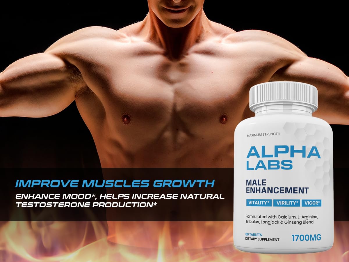 Zonata Alpha Labs Male Strength Supplement side view