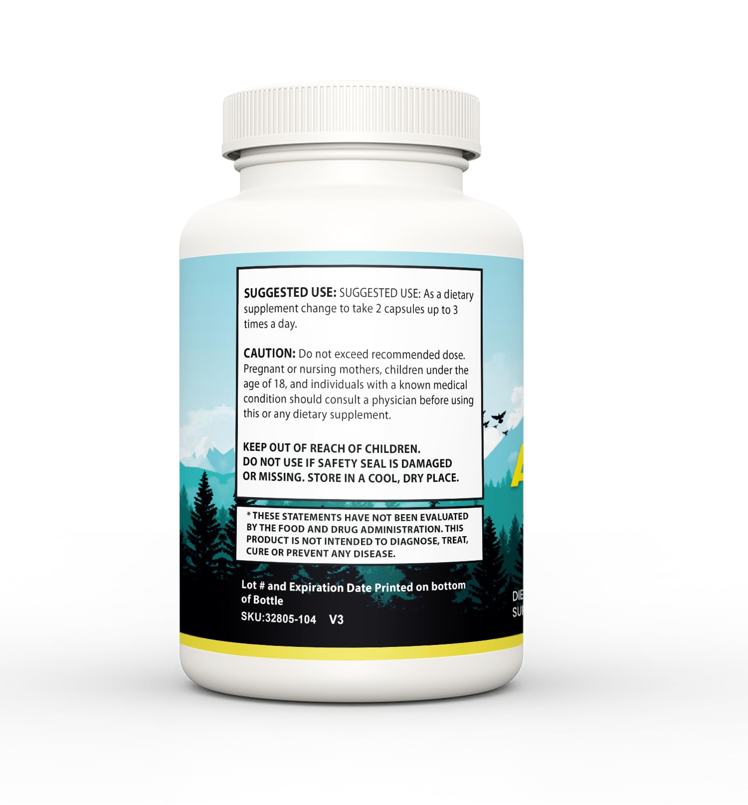 Zonata Alpinanian Capsules Max Strength packaging display