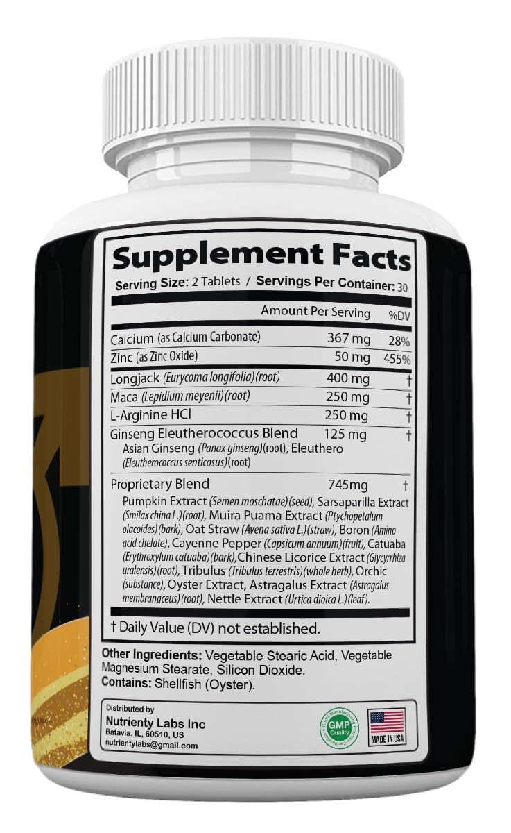 Zonata Male's Strength Supplements with lifestyle background