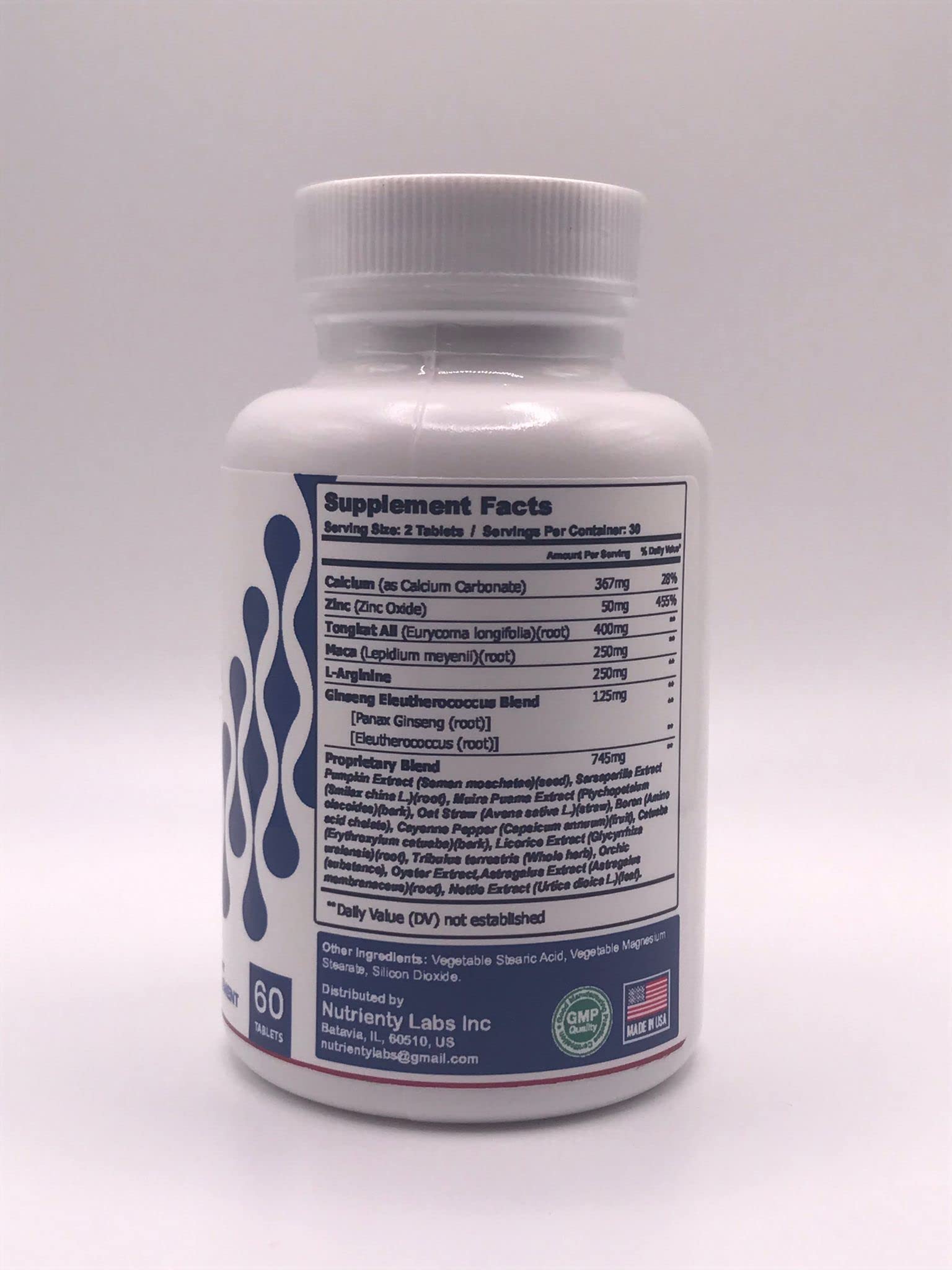Zonata Semenoll Advanced Formula bottle on a wooden surface