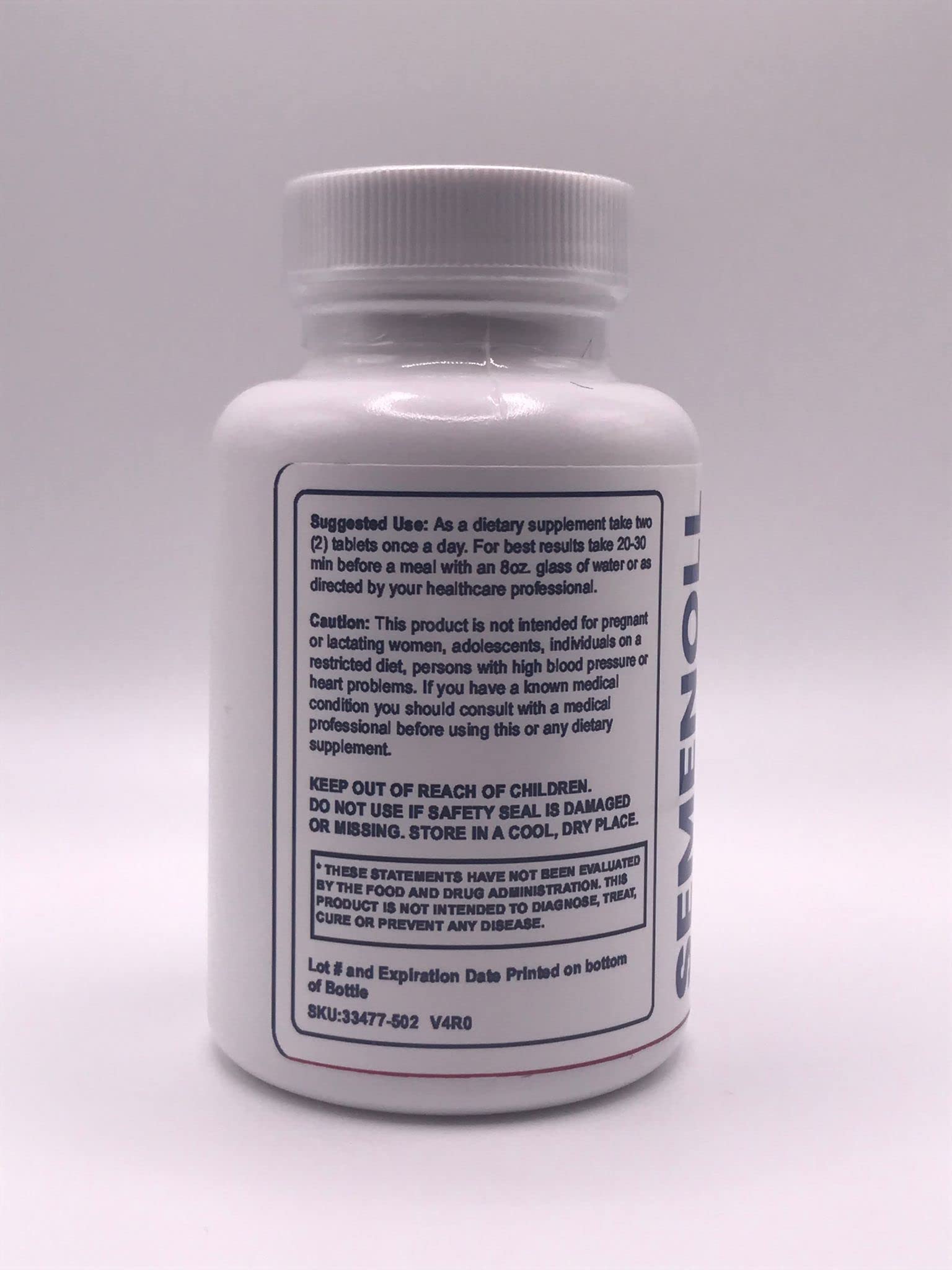 Zonata Semenoll Advanced Formula side view of the bottle