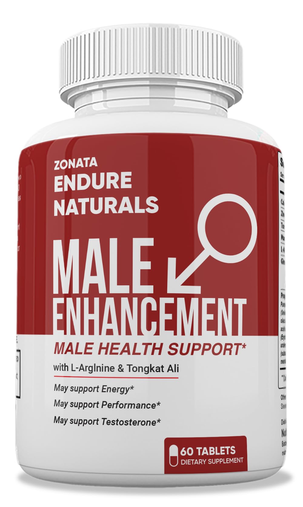 Zonata use Naturals Male support Max Strength 100g front view