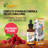 Zoomavit Liquid B12 Vitamin B Complex bottle side view