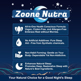 Zoone Nutra Sleep Gummies with Valerian Root Extract ingredient label
