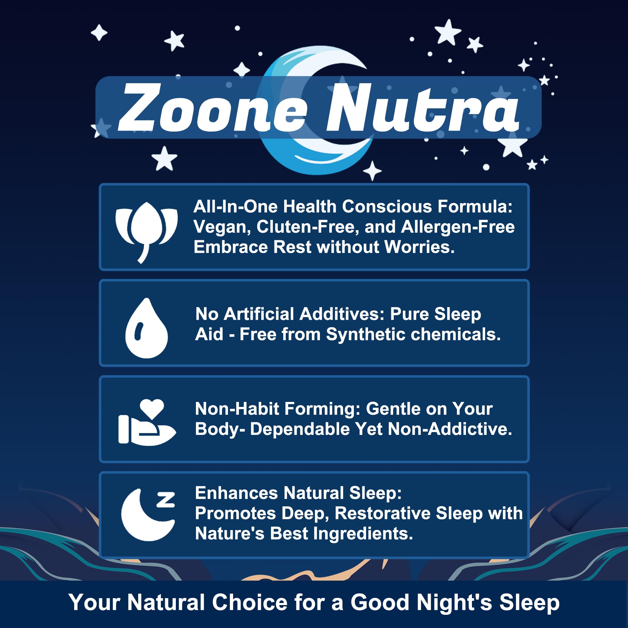 Zoone Nutra Sleep Gummies with Valerian Root Extract ingredient label