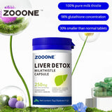 zooone Milk Thistle Supplement Capsules side view